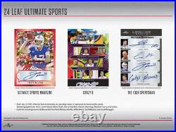 2024 Leaf Ultimate Sports Factory Sealed 3 Hits Per Hobby Box 2024 Leaf Ultimate Sports Factory Sealed 3 Hits Per Hobby Box