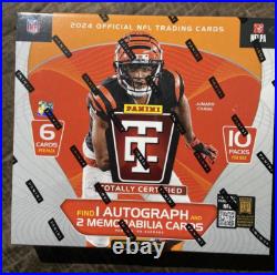 2024 NFL Totally Certified Football Hobby Box Trading Cards Premium Box Sealed