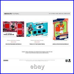 2024 Panini Absolute Football Hobby Mega Box Factory Sealed NEW 24PAFA-MBH 2024 Panini Absolute Football Hobby Mega Box Factory Sealed NEW 24PAFA-MBH
