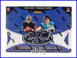 2024 Panini Certified Football Factory Sealed Hobby Box