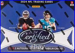 2024 Panini Certified Football Factory Sealed Hobby Box! Jayden