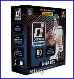 2024 Panini Donruss NFL Football Factory Sealed Mega Box Brand New QTY Presale