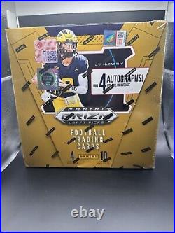 2024 Panini Prizm Draft Picks Hobby Box 4 Autographs Per Box Sealed