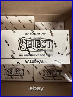 2024 Panini Select Football Fat Pack Box Value Factory Sealed NFL 12 JUMBO PKS