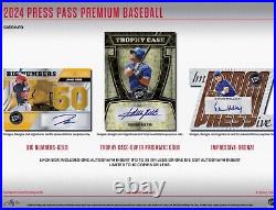 2024 Press Pass Premium Baseball Factory Sealed Hobby Box 5 Autographs Per Box 2024 Press Pass Premium Baseball Factory Sealed Hobby Box 5 Autographs Per Box