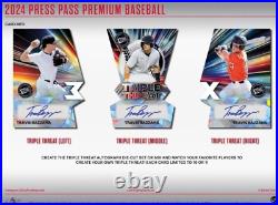 2024 Press Pass Premium Baseball Factory Sealed Hobby Box 5 Autographs Per Box 2024 Press Pass Premium Baseball Factory Sealed Hobby Box 5 Autographs Per Box