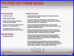 2024 Press Pass Premium Baseball Factory Sealed Hobby Box 5 Autographs Per Box 2024 Press Pass Premium Baseball Factory Sealed Hobby Box 5 Autographs Per Box