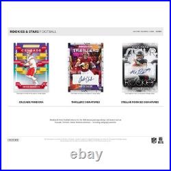 2024 Rookies & Stars Football Hobby Box Sealed NFL Drake Maye Rookie Year