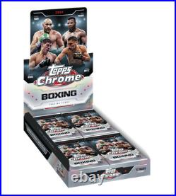 2024 TOPPS CHROME TOP RANK BOXING HOBBY BOX (96 Cards) Brand New Sealed QTY