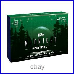 2024 TOPPS MIDNIGHT FOOTBALL HOBBY BOX (3 AUTOS) Brand New Factory Sealed 2024 TOPPS MIDNIGHT FOOTBALL HOBBY BOX (3 AUTOS) Brand New Factory Sealed