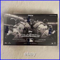 2024 Topps BLACK and WHITE Baseball Factory Sealed BOX 1 Auto IN HAND SHIPS NOW