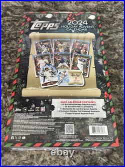 2024 Topps Baseball Holiday Advent Calendar Sealed Box NEW