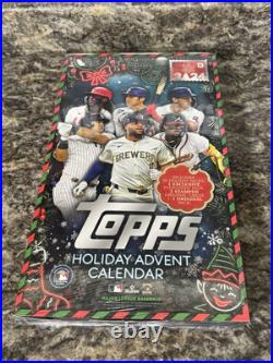 2024 Topps Baseball Holiday Advent Calendar Sealed Box NEW