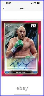 2024 Topps Chrome Boxing Hobby Box Brand New Sealed Confirmed Order