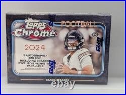 2024 Topps Chrome Football Breaker Delight Box Factory Sealed