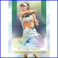 2024 Topps Chrome Tennis Hobby Box Factory Sealed