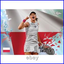 2024 Topps Chrome Tennis Hobby Box Factory Sealed