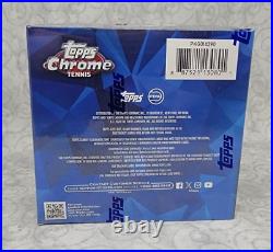 2024 Topps Chrome Tennis Sapphire Edition Hobby Box New / Factory Sealed