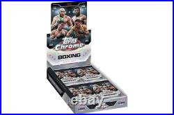 2024 Topps Chrome Top Rank Boxing Hobby Box Brand New Factory Sealed