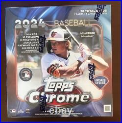 2024 Topps Chrome Update Baseball Mega Box Factory Sealed Yamamoto Debut Patch