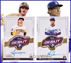 2024 Topps Chrome Update Baseball Mega Box Factory Sealed Yamamoto Debut Patch