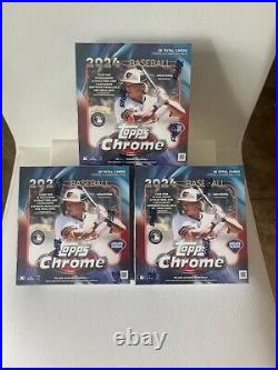 2024 Topps Chrome Update MLB Baseball Factory Sealed Mega Box LOT OF 3 In Hand