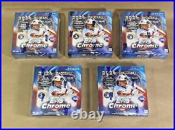 2024 Topps Chrome Update Series Mega Box Factory Sealed Lot Of 5 New In Hand NIB