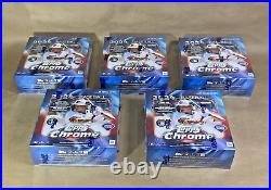 2024 Topps Chrome Update Series Mega Box Factory Sealed Lot Of 5 New In Hand NIB