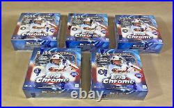 2024 Topps Chrome Update Series Mega Box Factory Sealed Lot Of 5 New In Hand NIB