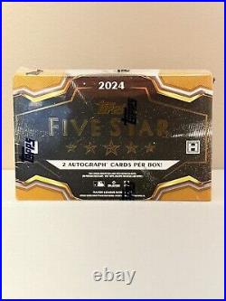 2024 Topps Five Star Baseball Sealed Hobby Box-2 Autograph Cards Per Box