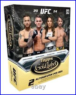 2024 Topps Gold Label UFC trading cards Factory Sealed Hobby Box