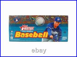 2024 Topps Heritage High Number Baseball Hobby Box Factory Sealed MLB Cards