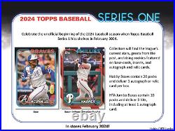 2024 Topps Series 1 Baseball Hobby Box Factory Sealed Pre-Sale 2/14 Ship