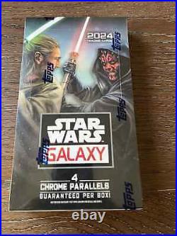 2024 Topps Star Wars Chrome Galaxy Hobby Box In Hand Ships Fast! NEW SEALED