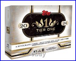 2024 Topps Tier One Hobby Box Factory Sealed On Hand Free Shipping Always
