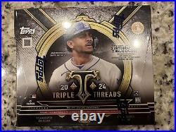 2024 Topps Triple Threads Baseball Factory Sealed Hobby Box