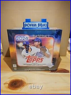 2024 Topps Update Series Baseball Factory Sealed 10 Pack Jumbo Box