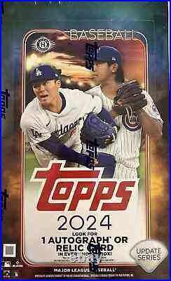 2024 Topps Update Series Baseball Hobby Box FACTORY SEALED FREE SHIPPING