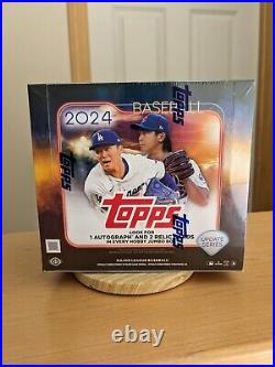 2024 Topps Update Series Baseball Jumbo Factory Sealed Box