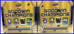 2024 Upper Deck Goodwin Champions 15 Pack Hobby Factory Sealed Box Lot of 2