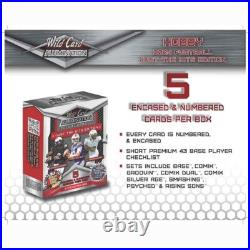 2024 Wild Card Alumination Just the Hits Football Hobby Box Sealed 24WCFAJH 2024 Wild Card Alumination Just the Hits Football Hobby Box Sealed 24WCFAJH