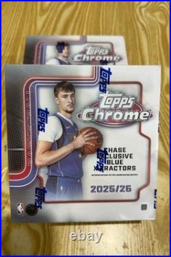 2025-26 TOPPS CHROME MEGA BOX (42 Cards) NBA Basketball Brand New Sealed