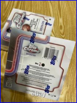 2025-26 TOPPS CHROME MEGA BOX (42 Cards) NBA Basketball Brand New Sealed
