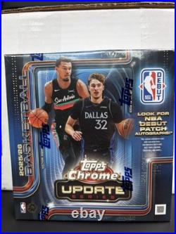 2025-26 TOPPS CHROME UPDATE Basketball MEGA BOX NBA Brand New SEALED In-Hand