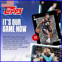 2025-26 Topps Basketball Factory Sealed Mega Box