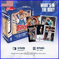 2025-26 Topps Basketball Factory Sealed Mega Box