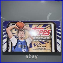 2025-26 Topps Basketball Flagship Display Box Sealed Retail Holos 20 Packs/Box