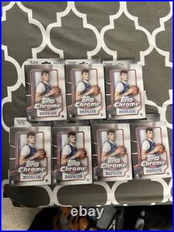 2025-26 Topps Chrome Basketball Hanger Box Factory Sealed (Lot Of 7) IN HAND