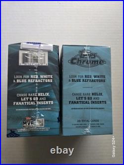 2025-26 Topps Chrome Football Blaster / Hangers Box Lot of 4 (2 Each) New Sealed