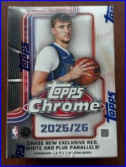 2025/26 Topps Chrome NBA Blaster & Bowman Basketball Mega Box Lot of 6 Sealed